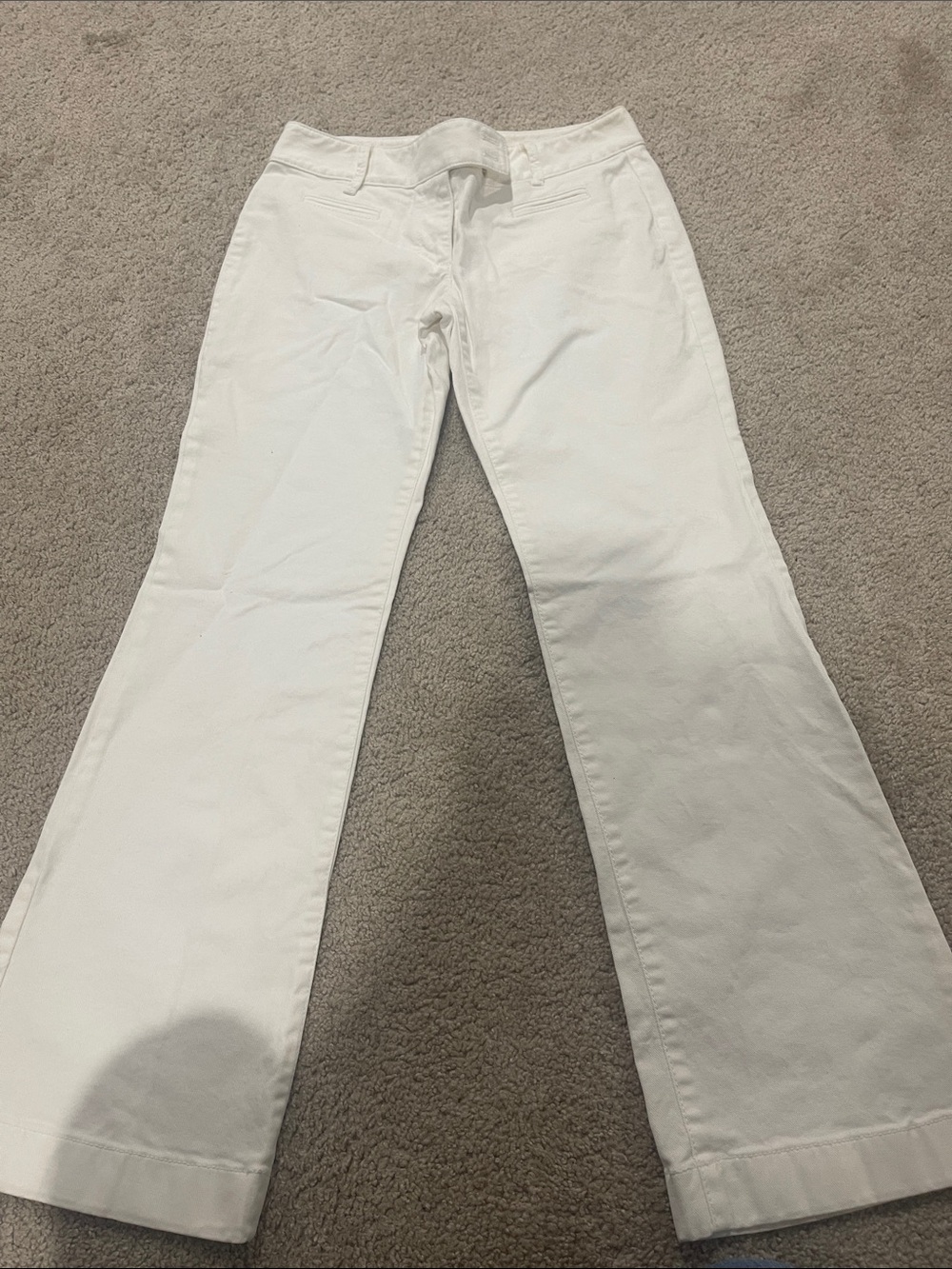 White Women’s Flare Pants